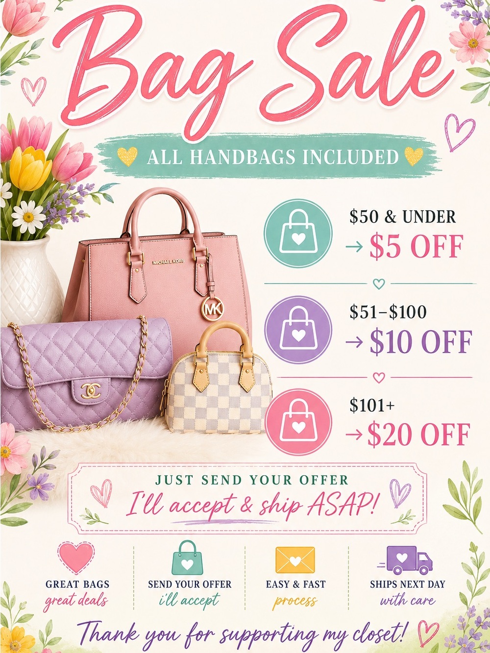 Best Bag Sale Today Only